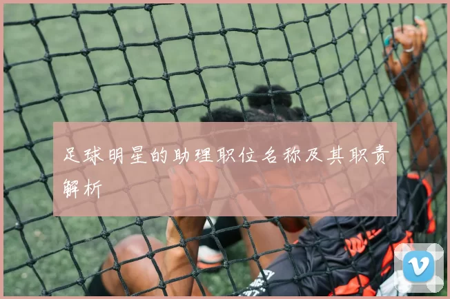 足球明星的助理职位名称及其职责解析